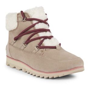 NWT Sorel Harlow Lace Cozy Boots Women’s Size 9.5 Waterproof Suede Sherpa Lined